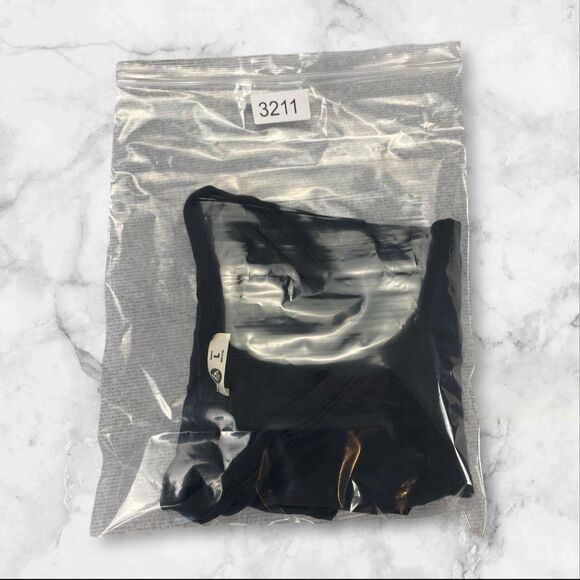 American Giant Premium Slub Tee Womens Large Black V-Neck Long Sleeve Top Preppy - Picture 14 of 16